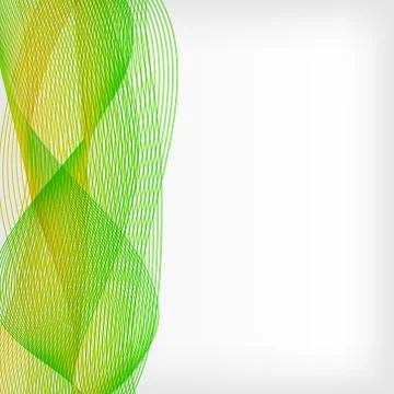 Abstract vector waved line background Stock Illustration