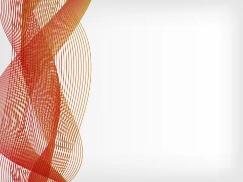 Abstract vector waved line background Stock Illustration