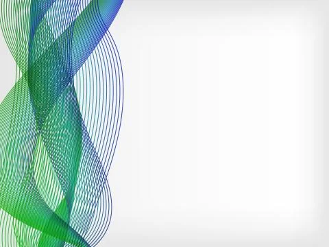 Abstract vector waved line background Illustrazione stock