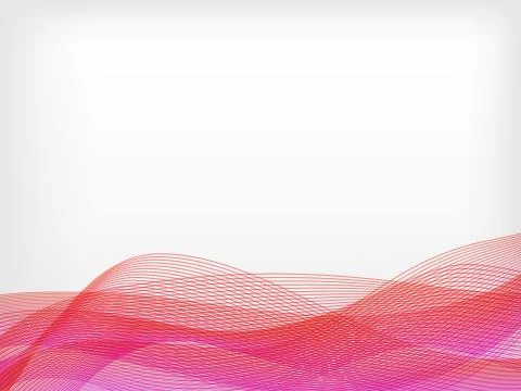 Abstract vector waved line background Illustrazione stock