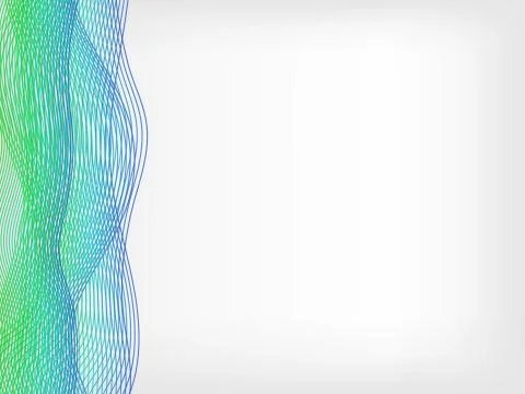 Abstract vector waved line background Stock Illustration