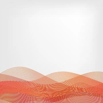 Abstract vector waved line background Illustrazione stock