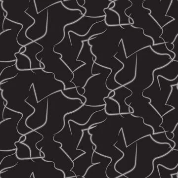 Abstract vector white and black geo pattern. Illustrazione stock