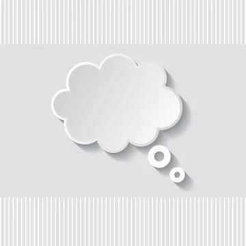 Abstract vector white speech bubble background イラスト素材
