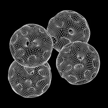 Abstract vector wireframe sphere Stock Illustration