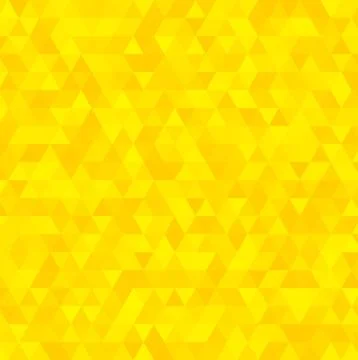 Abstract vector yellow triangle background. Geometric yellow texture pattern 스톡 일러스트