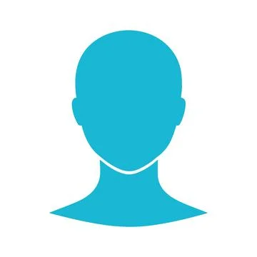 Abstract Vector Young Boy or Person Icon or Logo Design Template Stock Illustration