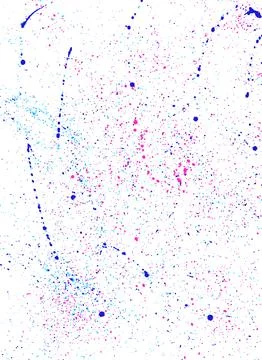 Abstract vectorized splatter background, cheerful colors, splashed three co.. Stock Illustration