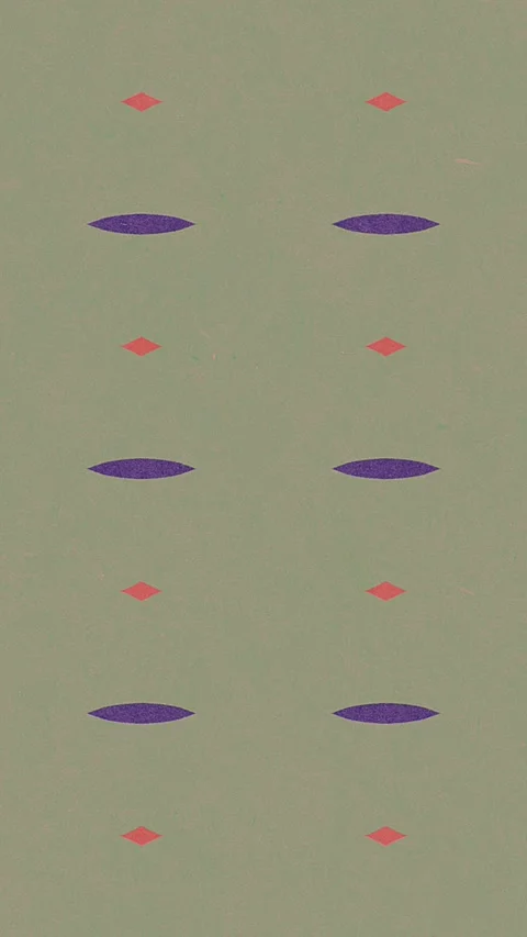 Abstract Vertical Animation Red and Purple Diamonds on Green Background and.. Stock Footage 302239586