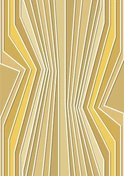 Abstract vertical background with angled yellow stripes incubist surrealist.. Stock Illustration