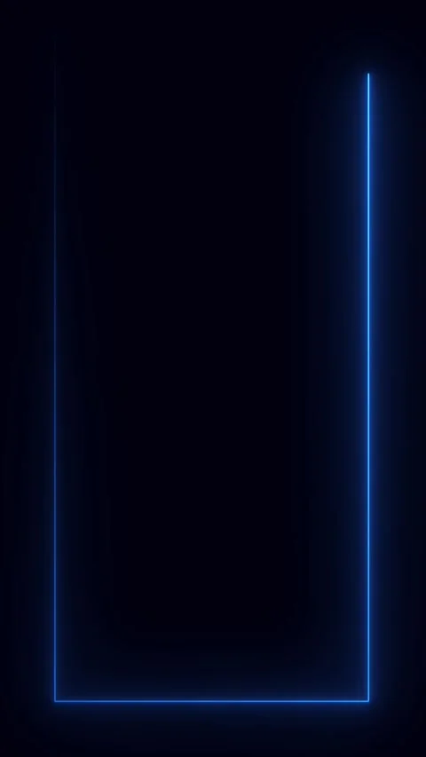 Abstract vertical background animation neon lines boxes forming frame Stock Footage 320918405