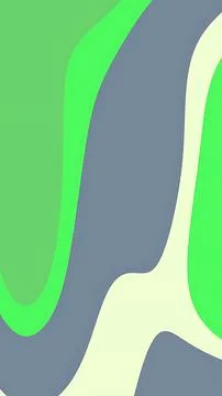 Abstract vertical background featuring organic wavy shapes in green, gray, .. Stock Illustration