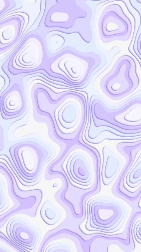 Abstract vertical background with flowing contours in pastel shades of purple Vídeo Stock 320914838