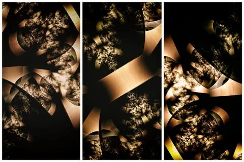 Abstract vertical banners Stock Illustration