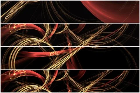 Abstract vertical banners Stock Illustration