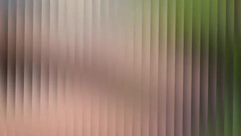Abstract vertical blinds with gradient color transition from green to beige Stock Footage 335430214
