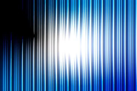 Abstract vertical blue and white glowing lines with dark background vector Stock Illustration