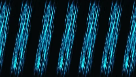 Abstract vertical blue neon lines on a black background form Vídeos de archivo 329031795