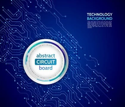 Abstract vertical circuit board. Stock Illustration