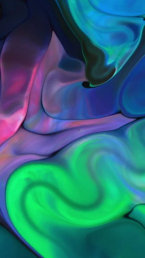 Abstract Vertical Colorful Imaginary Paint Spreads Background 12 Stock Footage 306267660