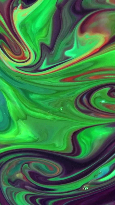 Abstract Vertical Colorful Imaginary Paint Spreads Background 16 Stock Footage 306267939