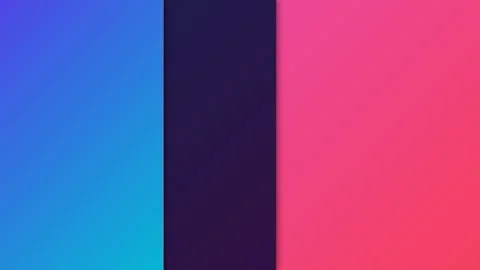 Abstract vertical composition with vibrant blue black and pink color fields 스톡 동영상 338310401