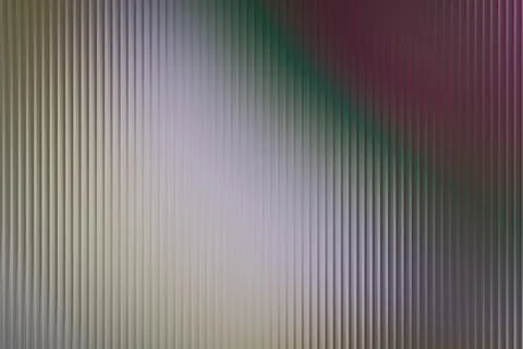 Abstract vertical corrugated lines blend soft hues of beige, grey, green, a.. Stock Illustration