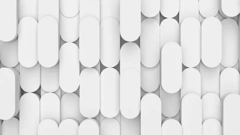 Abstract vertical curve rectangle geometric surface clean 4k minimal background Stock Footage 213296370