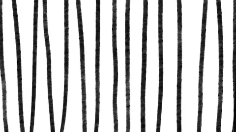 Abstract vertical doodle lines background, hand drawn black and white animation Stock Footage 239002194