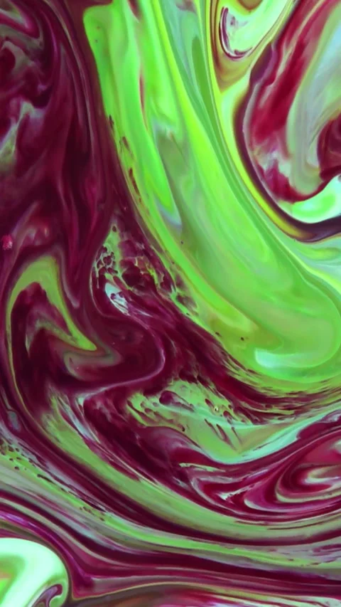 Abstract Vertical Fluid Shapes Mix and Spreads in Harmony Background 2 Stock Footage 306273283