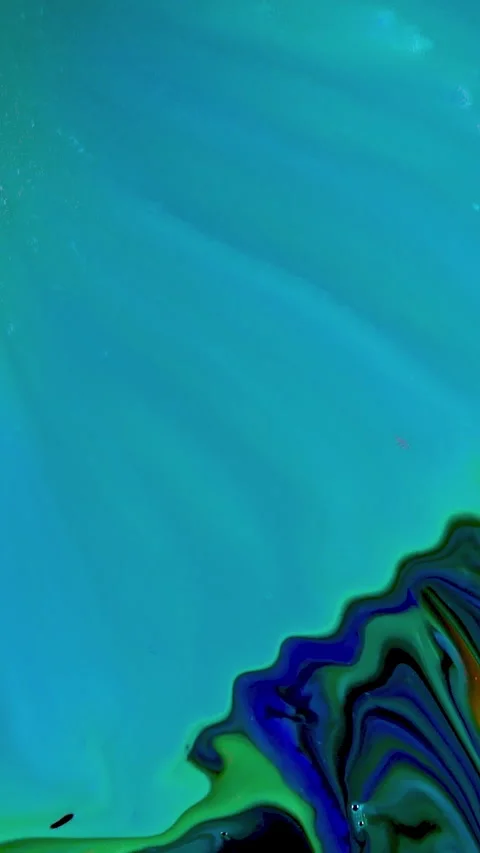 Abstract Vertical Fluid Shapes Mix and Spreads in Harmony Background 21 Stock Footage 306275844