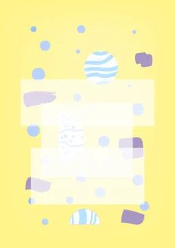 Abstract vertical geometric background. Template for trendy graphic design -  Stock Illustration