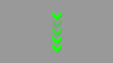 Abstract Vertical Green Arrow Composition Stock Footage 332881959