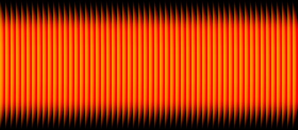 Abstract Vertical Interference Pattern with Gradient Glow and Symmetrical C.. Stock Illustration