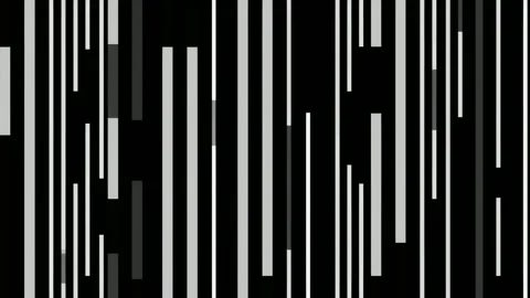 Abstract vertical light bars on black background, animated backdrop, seamle.. Stock Footage 341429240