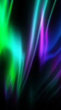 Abstract vertical light beams in blue, cyan, green, and purple tones, creat.. Stock Illustration