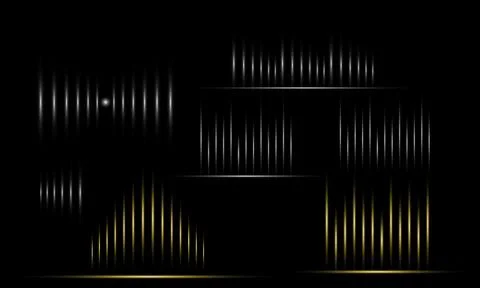 Abstract vertical light streak effect with glowing lines on transparent bac.. Illustrazione stock