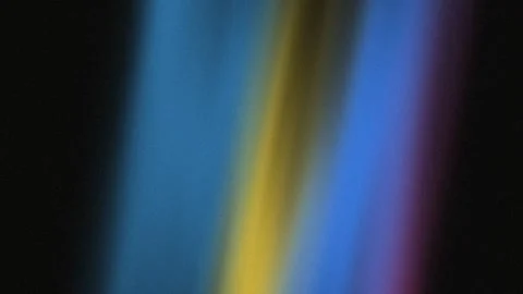 Abstract vertical light streaks with blue and yellow color gradient Stock Footage 337229909