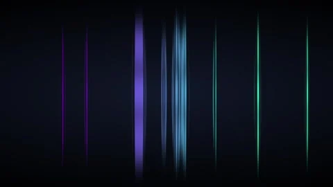 Abstract Vertical Light Streaks in Gradient Dark Background Design Stock Footage 341781348