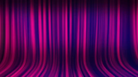Abstract Vertical Light Trails Curved Stage Background Short Stock-Footage 341875874