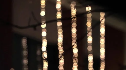 Abstract vertical lights background, christmas  Stock Footage 247467300