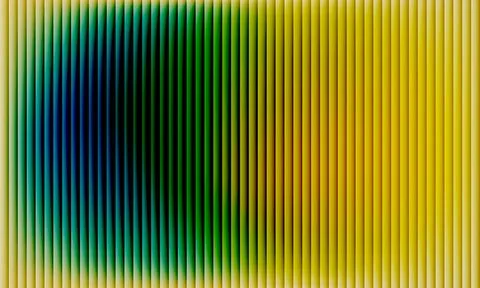 Abstract vertical lines background with dark teal blue and yellow gradient .. Stock-Illustration