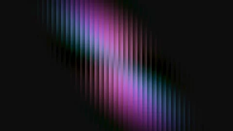 Abstract vertical lines with glowing purple and blue gradient light streaks.. Stock Footage 320337181
