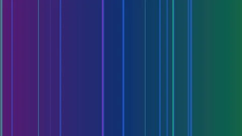Abstract vertical lines in gradient spectrum lighting creating a futuristic.. Stockillustratie