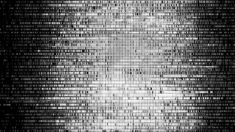 Abstract vertical lines transitioning in dynamic monochrome pattern Stock Footage 315127269