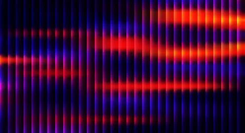Abstract Vertical Lines of Vibrant Colors, Glowing Energy, Digital Art. Stock Illustration