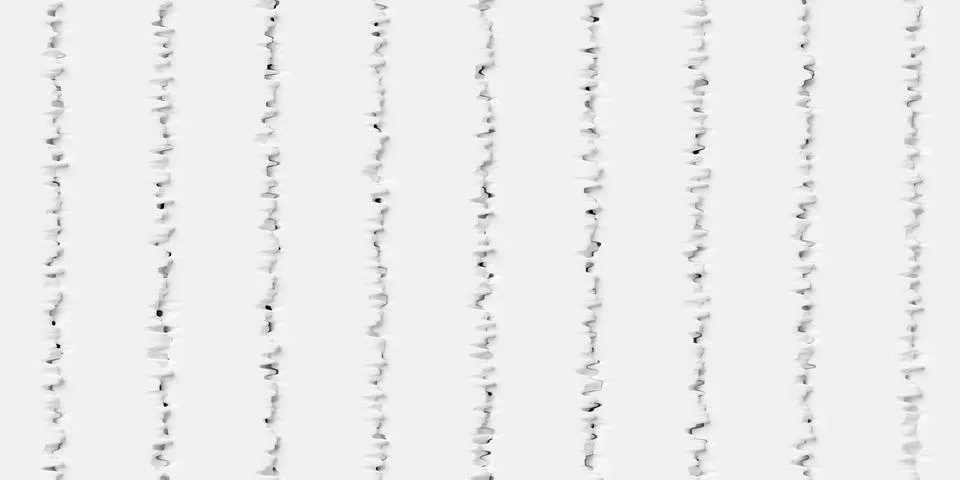 Abstract vertical parallel cracked line stripes pattern background Illustrazione stock