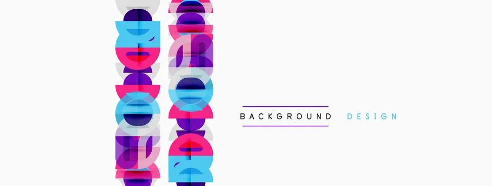 Abstract vertical pattern. Repeating shapes, vibrant colors, glitch effect. Illustrazione stock