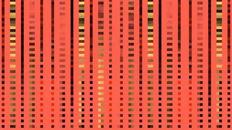 Abstract Vertical Pixelated Glitch Pattern Motion Red Background Stock Illustration