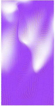 An abstract vertical purple background featuring a wavy halftone pattern Illustrazione stock